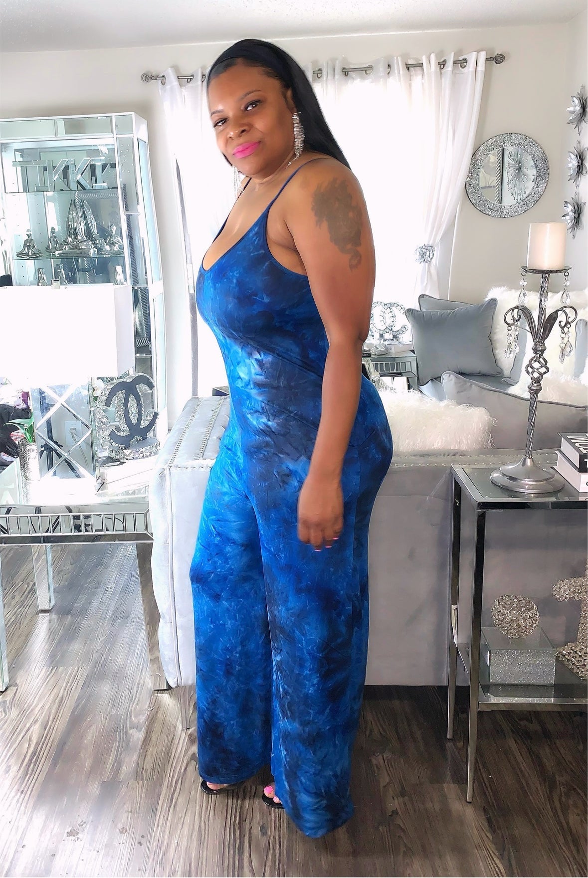 Blue “Plus Size” Jumpsuit