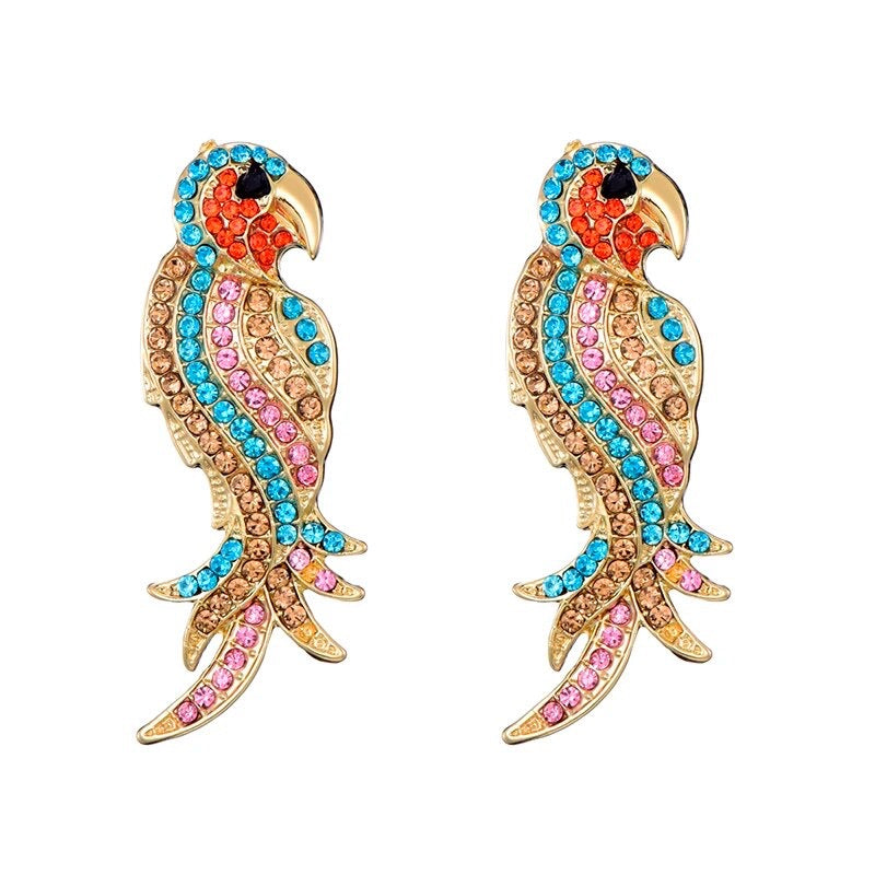 Parrot Stud Earrings