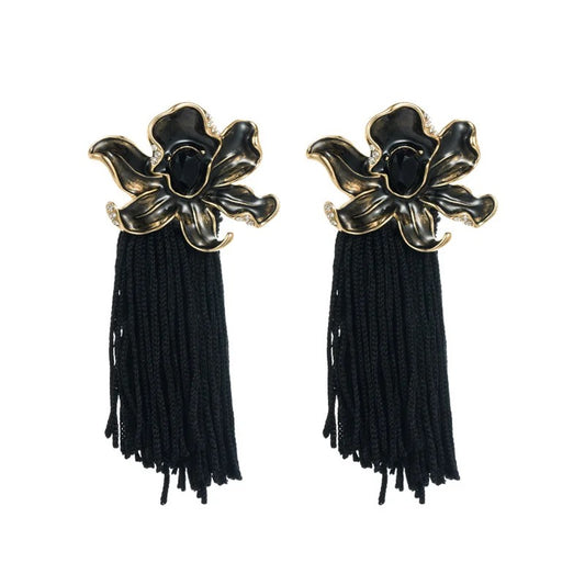 Flower tassel Earrings