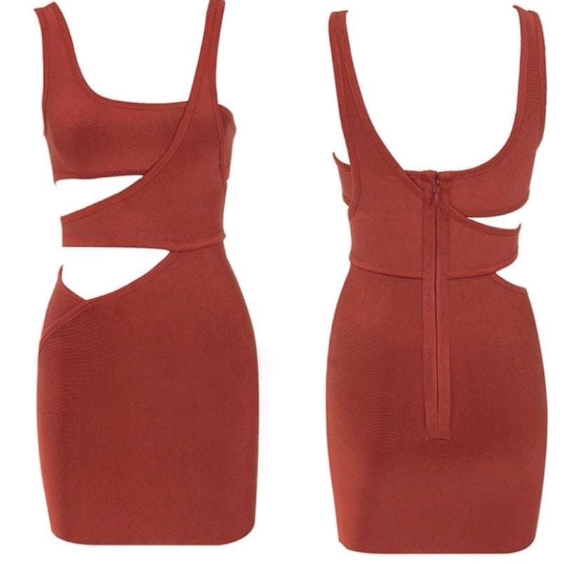 Cut Out Bandage Dress