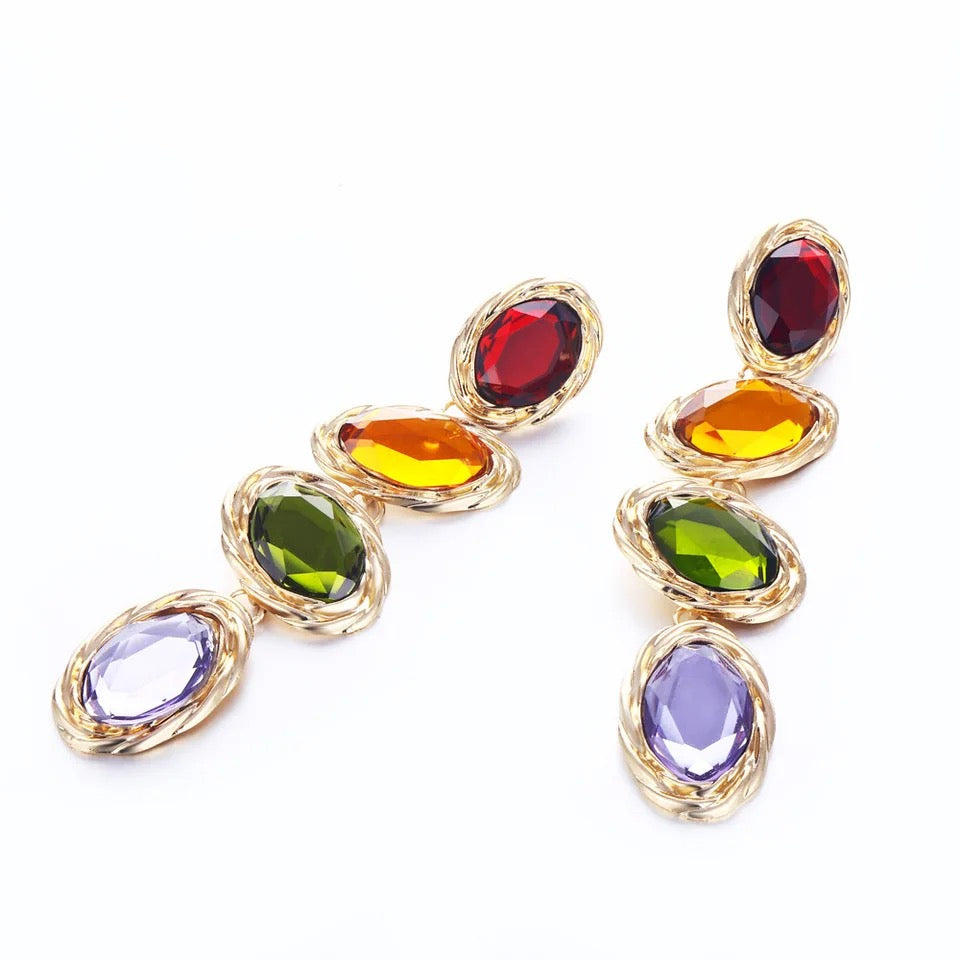 Colorful Retro Earrings