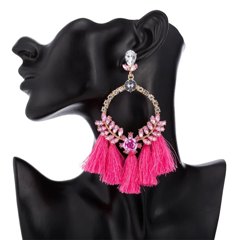 Pink Panther Earrings